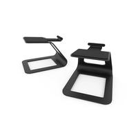 Kanto SE2 Elevated Desktop Speaker Stand for Small Speakers | Black | Pair