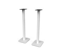 Kanto SP32PLW Supporti universali per altoparlanti da scaffale | 81,3 cm di altezza | Piastra superiore rotante due dimensioni con imbottitura in schiuma | Tappetini e gambe in legno duro | Cavi