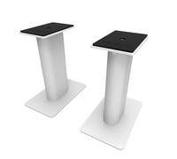 Kanto SP9W - Supporti per altoparlanti da scrivania, per altoparlanti da scaffale piccoli/medi e monitor da studio di dimensioni compatte e medie da 2” a 4”, altezza 21,1 cm, bianco, coppia