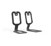 Kanto SU2 - Supporti per altoparlanti da tavolo per Uki e Ora, rialzati e angolati per migliorare il suono, filettatura ¼-20, capacità 1,4 kg, coppia, colore: nero