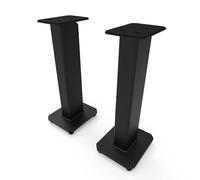 Kanto SX26 Universal Fillable Speaker Floor Stands for Bookshelf Speakers | 26" Tall | Dedicated Cable Channel | Fill Bags Incl. | Pair | Black