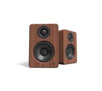 Kanto YU2 Desktop Speakers | 3" Drivers | 3/4" Silk Dome Tweeter | Class D Amplifier | 100 Watts | Built-in USB DAC | Pair | Walnut