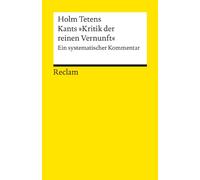 Kants "Kritik der reinen Vernunft": Ein systematischer Kommentar: 18434