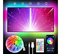 KANTUTOE TV LED Backlight, 7m RGB LED Lights for 70-100 Inch, Bluetooth APP Control, Music Sync, Indoor Use