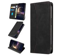 KANVOOS Cover per Huawei P20 Lite, Cover a Libro Portafoglio in Pelle PU [Porta Carte] [Magnetica], Antiurto Flip Case Custodia per Huawei P20 Lite (Nero)