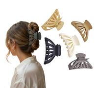 KANXINR Confezione da 5 fermagli per capelli a forma di squalo per donne per capelli spessi 9 cm, accessori per capelli per donne e ragazze, regali neutri, 5 colori