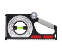 Kanylavy 1 pezzo Misuratore angolare inclinato Pitch Gauge Ingegneria Edilizia 130 ° Angle Finder con moschettone
