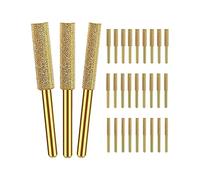 Kanylavy 30 punte diamantate per affilatrice per motosega, 3 dimensioni, per motosega (5/32", 3/16", 7/32")