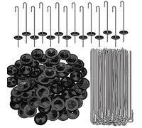 Kanylavy Confezione da 100 clip di protezione per pannelli solari, in acciaio inox, kit di fissaggio per recinzione a forma di animale, per pannelli solari