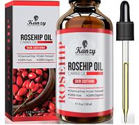 Kanzy Olio di Rosa Mosqueta Puro al 100% Bio 120ml Olio di Rosa Canina Biologico