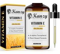 Kanzy Olio di Vitamina E per il Viso, Capelli, Unghie e Pelli d-Alfa-Tocoferolo, 30 ml Vitamin E Oil Olio Antietà Contro le Rughe Olio ideale per Uomini e Donne (30 ml)