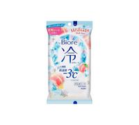 Kao - Biore Cooling Body Wipes - 20 fogli - Peach Savon Scent
