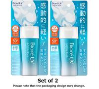 Kao Biore UV Aqua Rich Watery Gel tipo SPF50+/PA++++. 70 ml x 2 set, dal Giap...