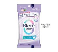 Kao - Biore Zero Sarasara Powder Sheet Pretty Floral - 10 pcs