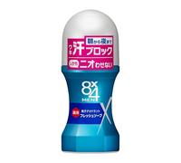 Kao - Deodorante roll-On da uomo, 8 x 4, 60 ml, Fresh Soap Scent, antiperspirant for Strong Sweat & Odor Control, Big Ball Applicator, Quick Dry Formula, Made in Japan