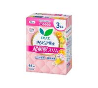 Kao - Laurier Sara Pure Absorption Super Absorbent Slim Panty Liners 3cc 14cm - 44pezzi - Powdery Flower Scent