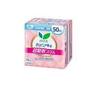 Kao - Laurier Sara Pure Absorption Super Absorbent Slim Panty Liners 50cc 23cm - 15pezzi - Fragrance Free