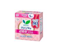 Kao - Laurier Sara Pure Absorption Super Absorbent Slim Panty Liners 5cc 17cm - 80pezzi - Fragrance Free