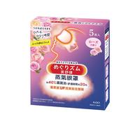 [ Kao Megrhythm] Rosa Profumato Riscaldante Vapore Monouso Maschera Occhi 5pcs /