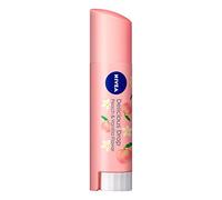Kao NIVEA Flavored Lip Balm Delicious Drop Peach & Vanilla Flavor 3,5 g 0,12 ...