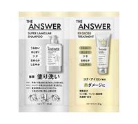 Kao - THE ANSWER Super Lamella Shampoo & EX Gloss Treatment For Heat Damage Trial Set 12ml+12g