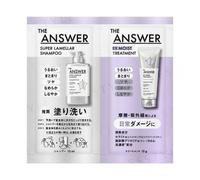 Kao - THE ANSWER Super Lamella Shampoo & EX Moist Treatment For Daily Damage Trial Set 12ml+12g