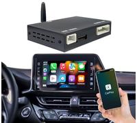 KAOLALI Carplay Wireless Retrofit Kit Decoder Compatibile per Toyota Auris/CHR/Avensis/RAV4/Avensis/Yaris/Verso 2014-2019 Sistema Touch2 & Entune 2 Supporta CarPlay Android Auto Mirror Link Chiavetta