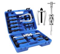 KAOLALI Estrattore del Movimento Centrale da 16 Pezzi, Estrattore di Cuscinetti, Strumento per l'estrazione del Movimento Centrale con Set di Martelli a Slitta per Diametro 6-59 mm