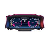 KAOLALI Heads Up Display Auto, Sistema Duale OBD2 e GPS, 6.2 Pollici, Unità MPH e KM/H Modificabili, Temperatura del Olio, Bussola, Avvisi Intelligenti per la Majoranza dei Veicoli Successivi al 2008