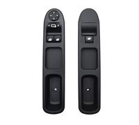 KAOLALI Leve - Interruttore per alzacristalli 207 passeggeri + lato guidatore 2 pezzi, interruttore per alzacristalli 207 per Peugeot 207 Citroen C3 6554.QC, pulsante elettrico finestra 6 pin 6490HQ