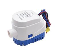 KAOLALI Pompa di sentina automatica 12V 1100 GPH pompa d'acqua per barche, laghetti e piscine con interruttore galleggiante integrato