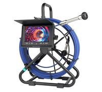 KAOLALI Telecamera di Ispezione 30m con DVR, Telecamera per Ispezione Tubi Fognature con Luce a 6pcs LED, 4,3" 1000TVL Industriale Drenare Endoscopio con 5000mAh, Scheda da 32GB inclusa