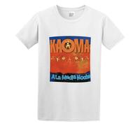 Kaoma A La Media Noche Soul Album Cover Art Casual Round Neck T Shirt White S