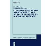 Kaori Kabata Cognitive-Functional Approaches to the Study of (Copertina rigida)