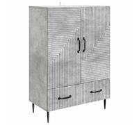 Kaorsrow Credenza grigio cemento, 66 x 34,5 x 95 cm, comò con cassetto | Armadietto compatto per soggiorno e sala da pranzo. Molto spazio grazie alla porta e al cassetto dalla struttura stabile.