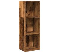 Kaorsrow Libreria effetto legno anticato, 40 x 30 x 114 cm | Scaffale versatile con scomparti aperti per soggiorno, camera da letto, corridoio e ufficio, dal design vintage senza tempo.
