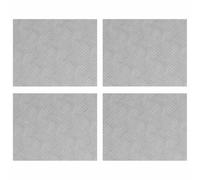 Kaorsrow Set di 4 tappetini per gradini in lamiera striata, 50 x 40 cm | Profilo in alluminio resistente per un passo sicuro nelle scale, in ufficio e sulle scale esterne in giardino.