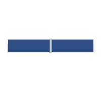 Kaorsrow Tenda da sole estensibile, blu, 160 x 1000 cm, double face, protezione dal vento, protezione solare per giardino, terrazza, balcone, protezione da vento e sguardi indiscreti, in poliestere
