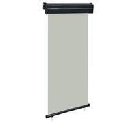Kaorsrow Tenda da sole laterale per balcone, 105 x 250 cm, grigio, tenda verticale per terrazza e balcone, tenda laterale estensibile per montaggio a parete e a soffitto, protezione da sguardi