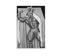 KAOTRPZH Black And White Photography Art Decoration, poster Ronnie Coleman bodybuilding, poster decorativo su tela, per soggiorno, camera da letto, 30 x 45 cm