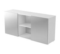 KAPA 1780 | Credenza| con ante scorrevoli - Bianco/Argento