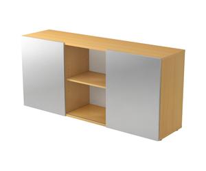 KAPA 1780 | Credenza| con ante scorrevoli - Faggio/Argento Credenza