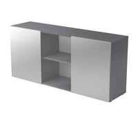 KAPA 1780 | Credenza| con ante scorrevoli - Grafite/Argento
