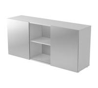 KAPA 1780 | Credenza| con ante scorrevoli - Grigio/Argento