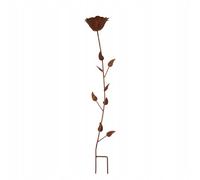 Kapaga - Statuette da giardino e statue da giardino, 83 x 14,5 cm, decorazione da giardino, decorazione per esterni, in acciaio Corten, decorazione per balcone
