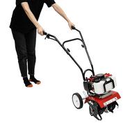KAPIPALA Coltivatore di terreno a benzina, compatto, a 2 tempi, motore singolo cilindro, 52 CC, per arare, coltivare solchi, mini coltivatore da 1,9 kW
