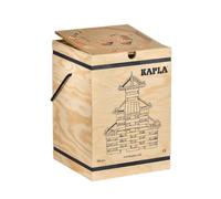 KAPLA - Scatola da 280 pezzi, 280 piastrine in legno di pino e 1 libro d'arte beige, giocattolo di legno, da 2 anni…