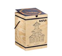 KAPLA - Scatola da 280 pezzi, 280 piastrine in legno di pino e 1 libro d'arte blu, giocattolo di legno, da 2 anni…