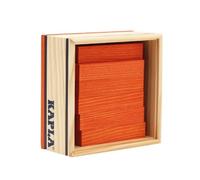 KAPLA - Scatola da 40 piastrine in legno di pino - ARANCIONE - giocattolo di legno, da 2 anni…