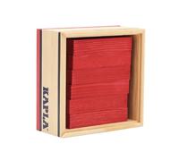 KAPLA - Scatola da 40 piastrine in legno di pino - ROSSO - giocattolo di legno, da 2 anni…